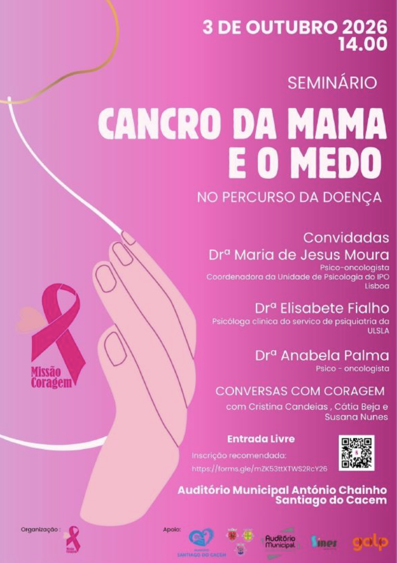 Seminário Cancro da Mama e o Medo — event image